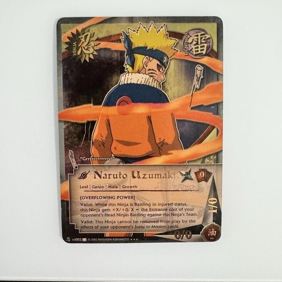 naruto super rare cards CARD GAME Naruto Uzumaki Jutsu 85 BANDAI NM-EX Japan Z.Naruto. A Thousand Years of